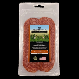 Thousand Hills Grass Fed Uncured Toscano Salami (3 OZ)