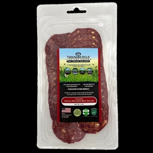 Thousand Hills Grass Fed Uncured Napoli Red Wine Beef Salami (3 OZ)