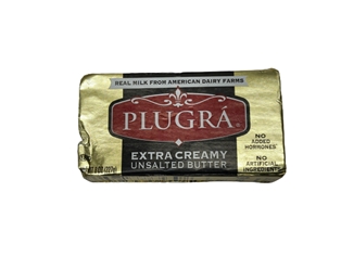 Plugra Extra Creamy Unsalted Butter (8oz)