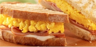 Breakfast Panini Whole Wheat w Bacon