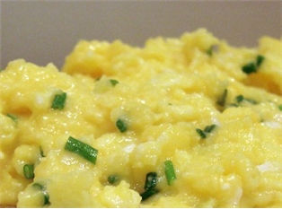 Scrambled Egg White With Chives