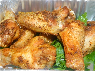 Cajun Dry Rub Chicken Wings
