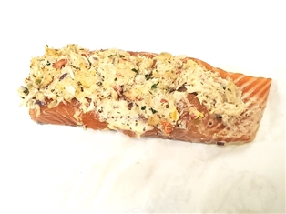 Stuffed Salmon W Crab Meat