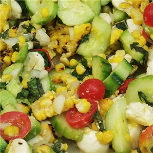 Fresh Tomato &amp; Roasted Corn Salad