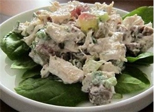 Turkey Salad With Dried Cranberries &amp; Pecans
