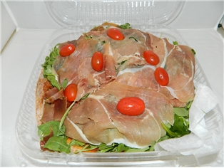 Pizzette with Prosciutto