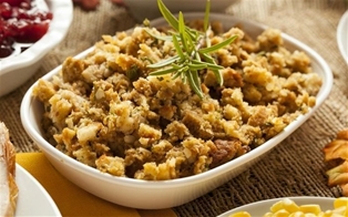 Herb &amp; Mushroom Stuffing Made W/ Gluten Free Bread