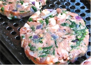 Chicken Burger with Spinach (Oven-Ready)
