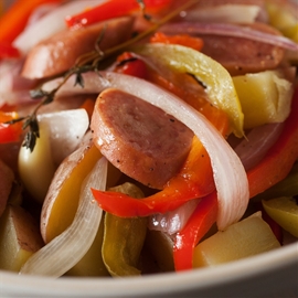 Calabrian Nduja Sausage and Peppers