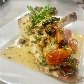 Oven Roasted Free Range Spicy French Cut Chicken Breast