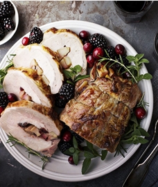 Roasted Stuffed Heritage Pork Loin