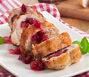 CRANBERRY PECAN STUFFED BREAST
