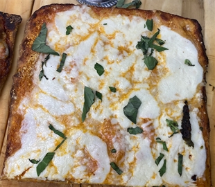 Vodka and Burrata Pizza