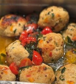 Chicken Picata Meatballs