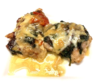 Spinach &amp; Mozzarella Stuffed Chicken Thighs