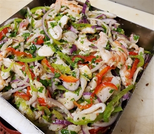 Homemade Ceviche Salad