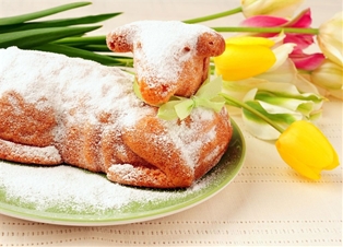 Easter Lamb Cake