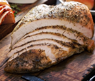 A&amp;V All Natural ABHF Whole Cooked Turkey Breast (Serves 2-4 PPL)