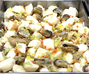 Mussel &amp; Scallops Salad