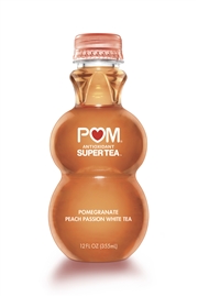 POM Super Tea Pomegranate Passion Peach White Tea (12oz)