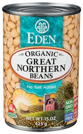 Eden Organic Great Northern Beans No Salt Added 15oz