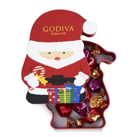GODIVA CHOCOLATE SANTA BOX (2.3OZ)