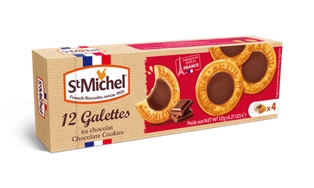 St Michel Galettes with Chocolate (4oz)