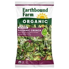 Earthbound Organic Salad Kit Balsamic Crunch w/ Avocado Oil  9.1OZ