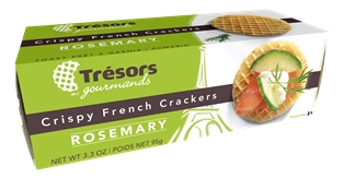 Tresors Crackers Rosemary (3.3oz)
