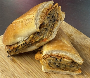 Eggplant Parmigiana Hero