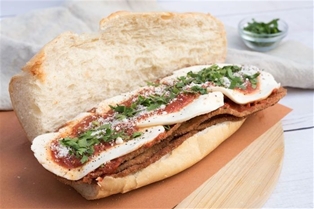 Eggplant Parmigiana Roll