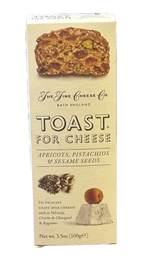 The Fine Cheese Co Apricot, Pistachio, Sesame Seed Toasts (3.5 oz)