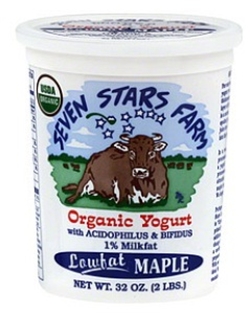 Seven Stars Organic Maple Yogurt (32 oz.)