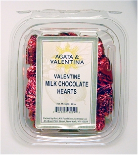 Valentine&#39;s Milk Chocolate Hearts (10oz)
