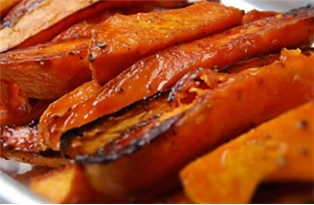 Baked Sweet Potatoes W/ Granny Smith Apples