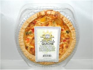Vegetable &amp; Fontina Quiche (12 oz.)