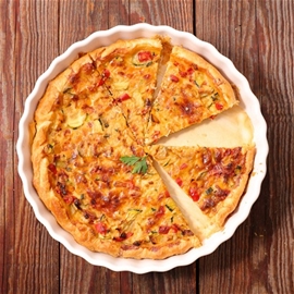 Vegetable &amp; Fontina Quiche (28 oz.)