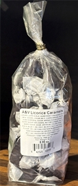 A&amp;V Licorice Caramels (8oz)