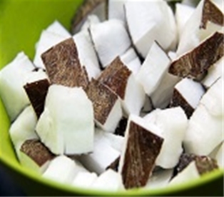Coconut Fresh Peeled 11Oz