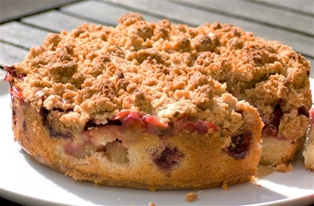 6" Cranberry Rhubarb Crumb Pie