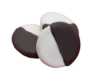 Black &amp; White Holiday Cookie Box