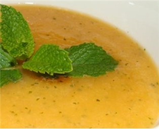 Soup Orange Cantaloupe