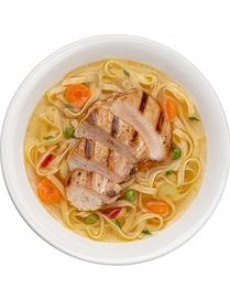 Grilled Chicken Noodle Soup