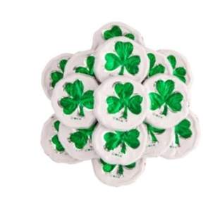 Milk Chocolate Foiled Shamrocks 8oz