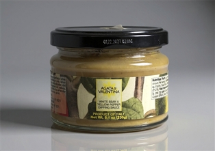 A&amp;V White Beans &amp; Yellow Pepper Dipping Sauce (8.11oz)