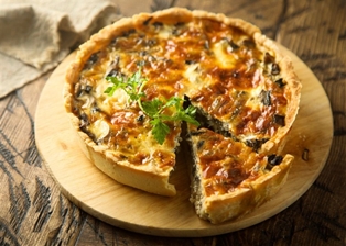 Mushroom &amp; Squash Quiche