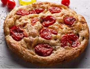 A&amp;V Frozen Homemade Round Tomato Focaccia