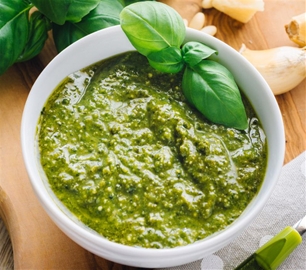A&amp;V Pesto Sauce w/ local NYC Basil 8oz