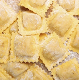 Fire Roasted Corn &amp; Burrata Ravioli 12pc