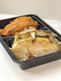 Chicken Meatloaf With Roasted Yam